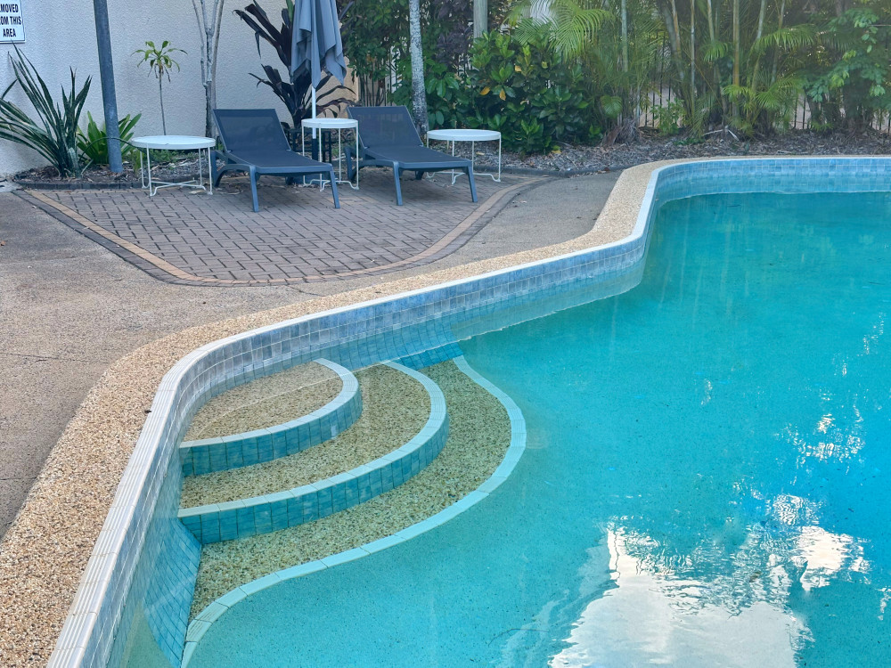 the pool